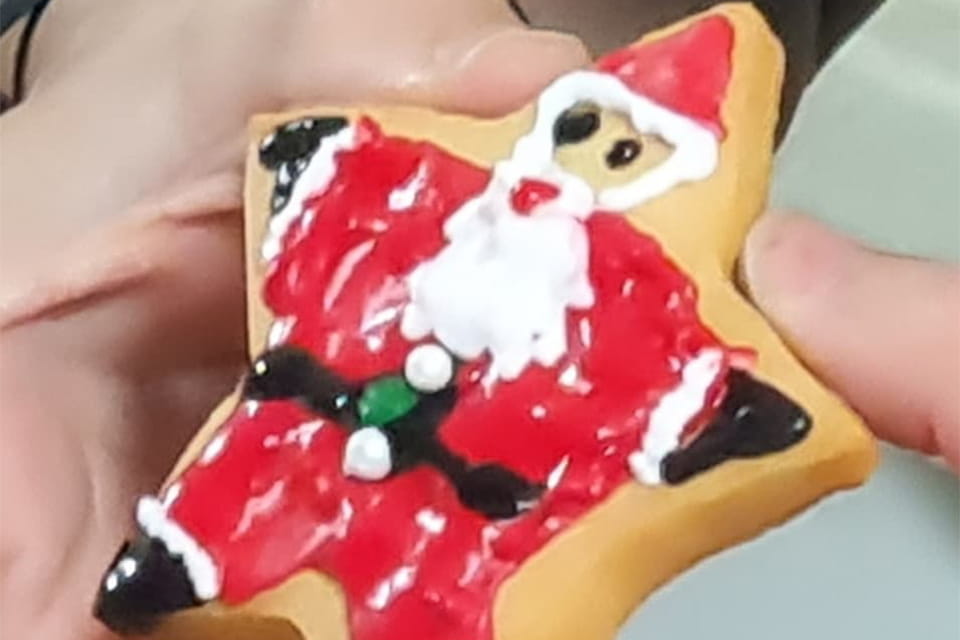 Christmas-Themed Cookies Decoration