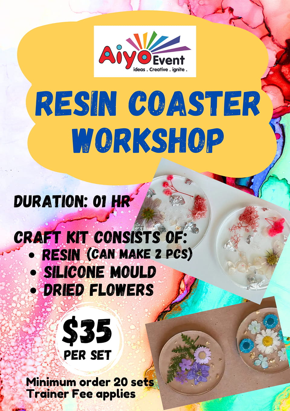 Resin Coaster Workshop