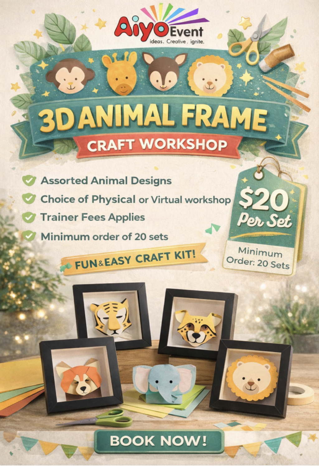 3D Animal Frame