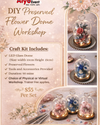 DIY Preserved Flower Dome